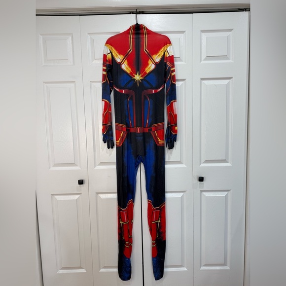 Ms. Marvel Superhero Costume - L/XL Bodysuit - Picture 1 of 2